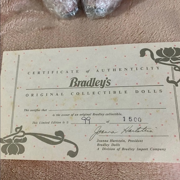 vintage 1980’s Bradley’s Doll Taylor - Picture 7 of 9